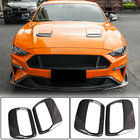 Ford Mustang 2015-2023 Motorhaubenabdeckung (2018-2023, Carbon) Foto 1