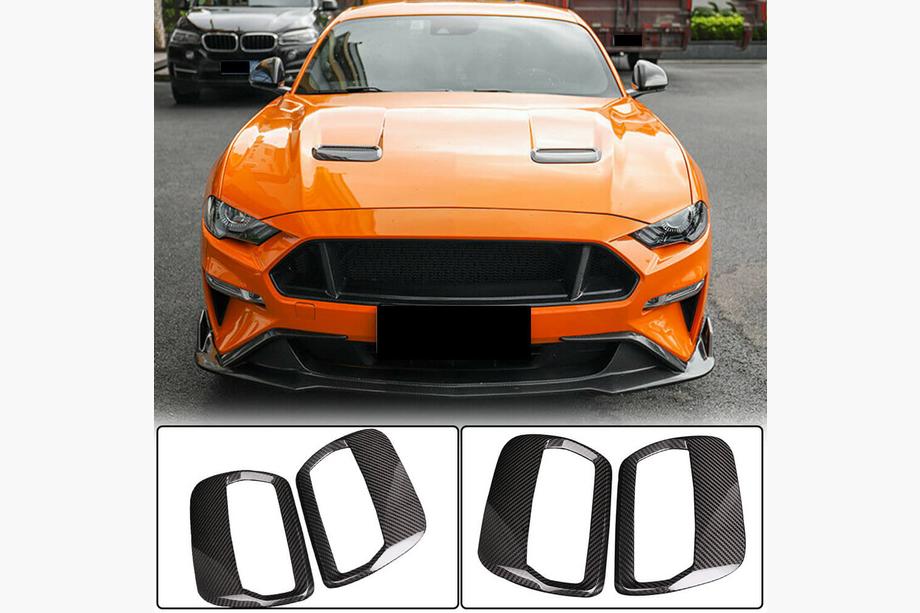 Ford Mustang 2015-2023 Motorhaubenabdeckung (2018-2023, Carbon) Image