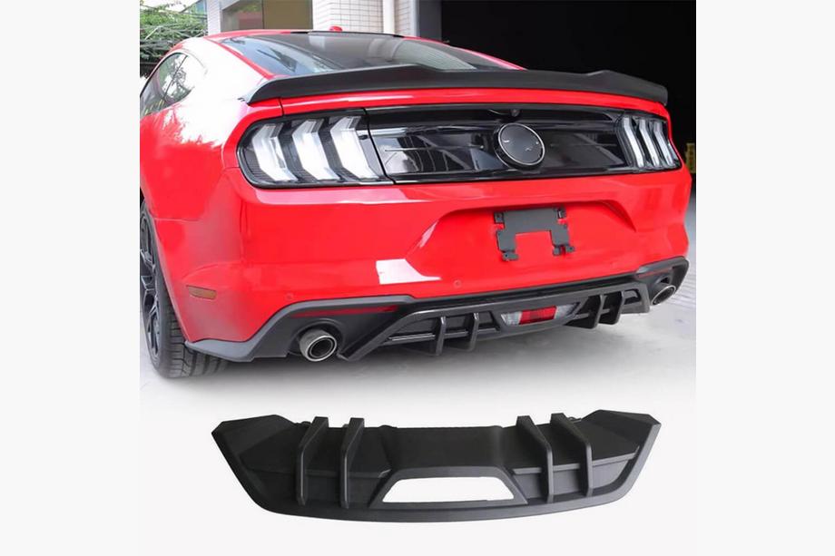 Ford Mustang 2015-2023 Heckdiffusor Stoßstange (2018-2023, Kunststoff) Image