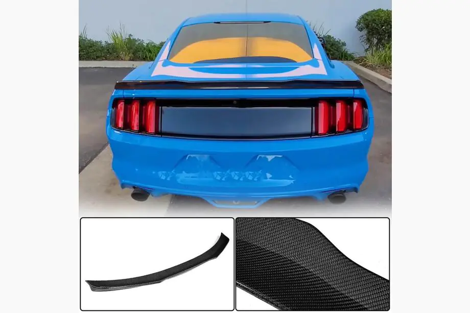 Ford Mustang 2015-2023 Heckspoiler V4 (Carbon) Image