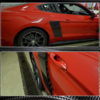 Ford Mustang 2015-2023 Heckkotflügel Abdeckungen (2015-2017, Carbon) Foto 4