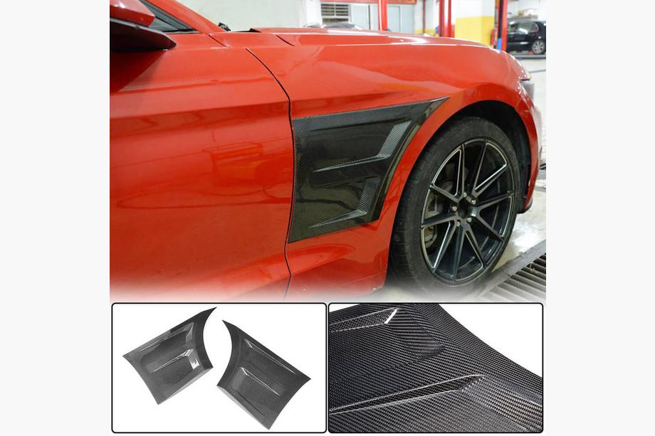 Ford Mustang 2015-2023 Kotflügelverkleidungen vorne (Carbon) Image
