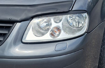 Volkswagen Caddy 2004-2010 Scheinwerferblenden (schwarz) Schwarz Matt Foto 13