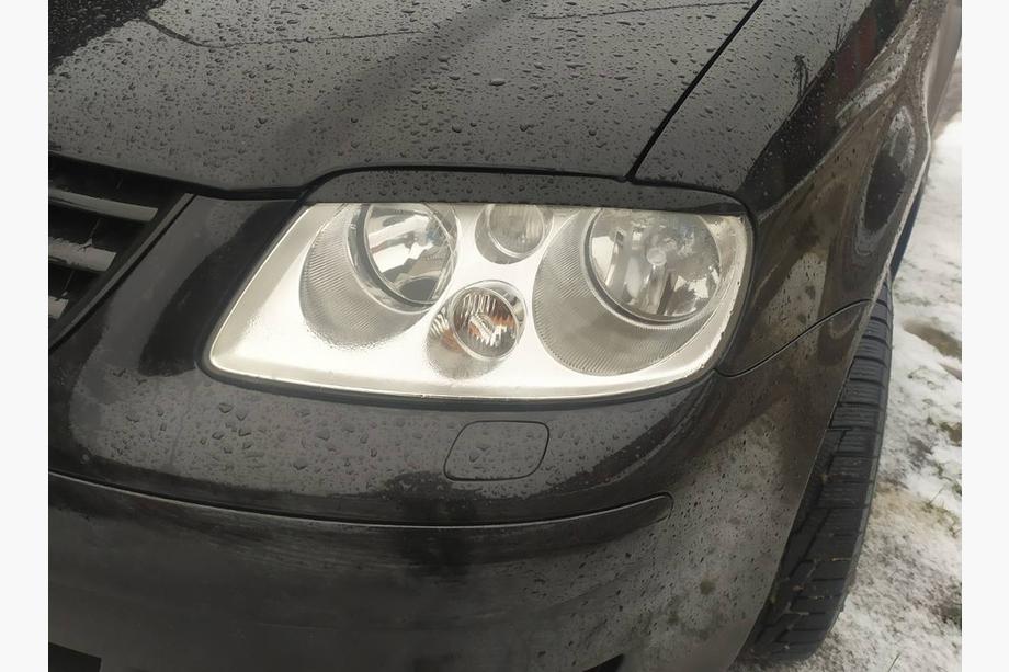 Volkswagen Caddy 2004-2010 Scheinwerferblenden (schwarz) Schwarz Matt Image