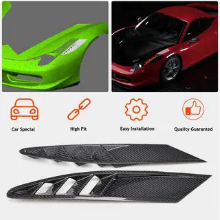 Frontstoßstangenaufsätze V1 (2011-2013, Carbon) Ferrari 458 Italia 2009-2015 Foto 2
