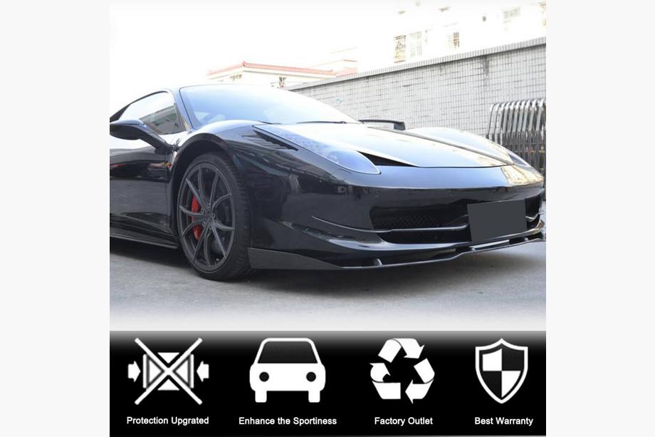 Ferrari 458 Italia 2009-2015 Frontstoßstangenaufsätze V2 (2011-2013, Carbon) Foto 3
