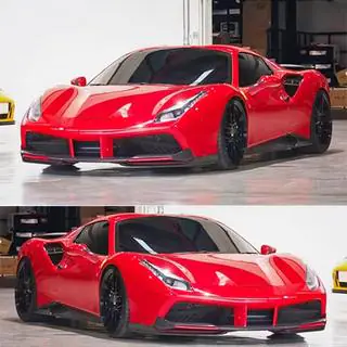 Carbon Frontstoßstangen Flaps (2015-2019) Ferrari 488 GTB 2015-2019 Foto 2