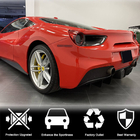 Ferrari 488 GTB 2015-2019 Heckleuchten Abdeckungen (2015-2017, Carbon) Foto 2
