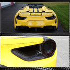 Ferrari 488 GTB 2015-2019 Heckleuchten Abdeckungen (2015-2017, Carbon) Foto 4
