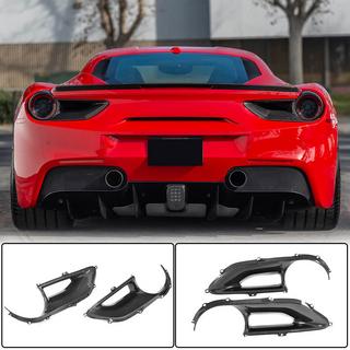 Heckleuchten Abdeckungen (2015-2017, Carbon) Ferrari 488 GTB 2015-2019 Foto 1
