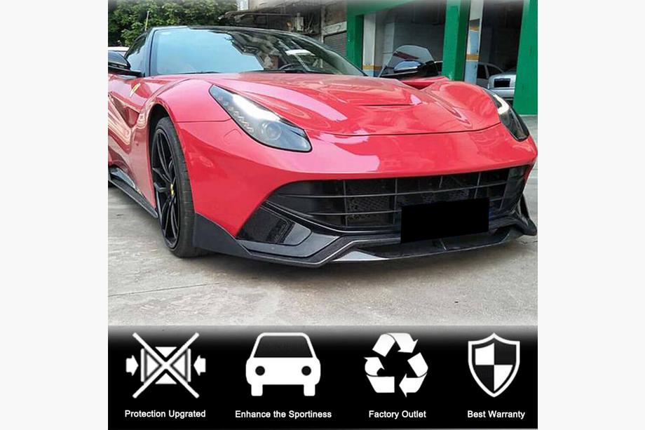 Ferrari F12 Berlinetta 2012-2017 Frontlippe Stoßstange Aufsatz (2012-2014, Carbon) Foto 2