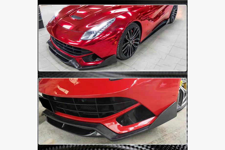 Ferrari F12 Berlinetta 2012-2017 Frontlippe Stoßstange Aufsatz (2012-2014, Carbon) Foto 4