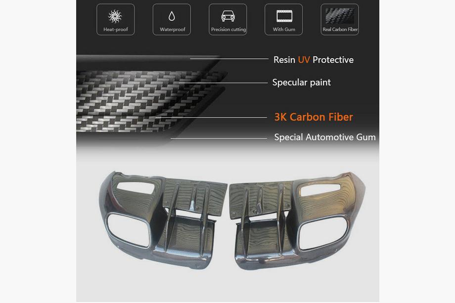 Ferrari F12 Berlinetta 2012-2017 Heckdiffusor Stoßstange (2012-2014, Carbon) Foto 6