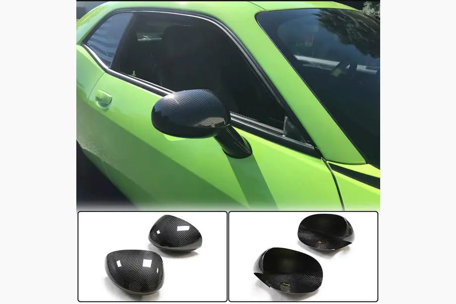 Dodge Challenger 2008-2023 Spiegelabdeckungen (Carbon) Image