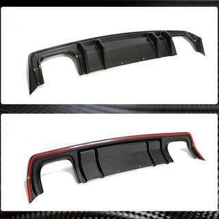 Heckdiffusor für Heckstoßstange (2015-2023, Carbon) Dodge Challenger 2008-2023 Foto 4