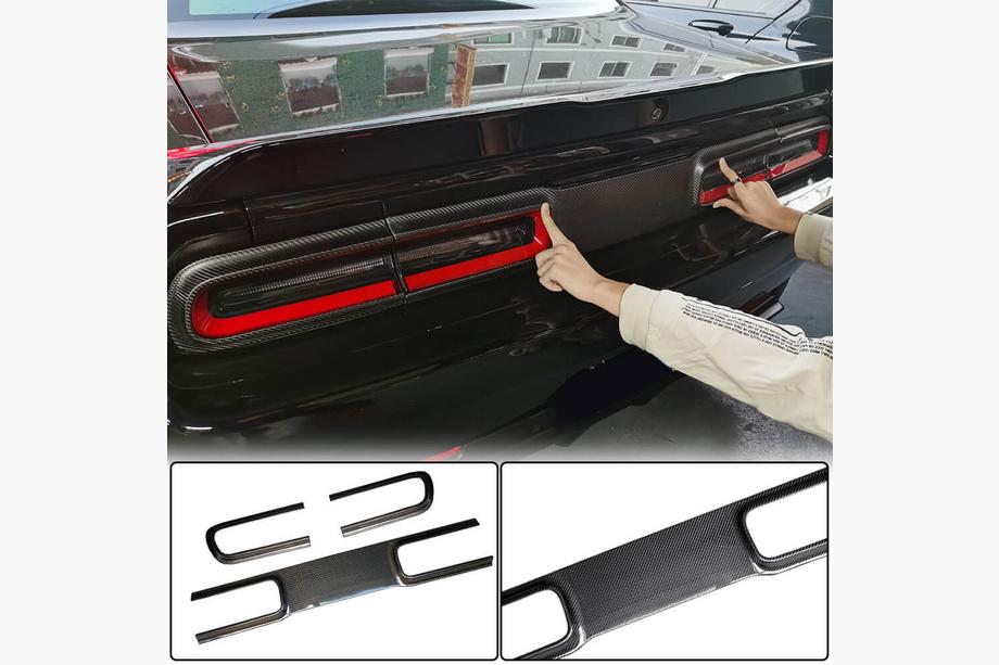 Dodge Challenger 2008-2023 Kofferraumdeckel Abdeckung (2015-2023, Carbon) Image