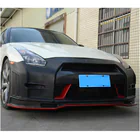 Nissan GT-R 2008-2025 Frontstoßstange Lippe Aufsatz (2009-2015, Carbon) Foto 2