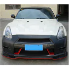 Nissan GT-R 2008-2025 Frontstoßstange Lippe Aufsatz (2009-2015, Carbon) Foto 3