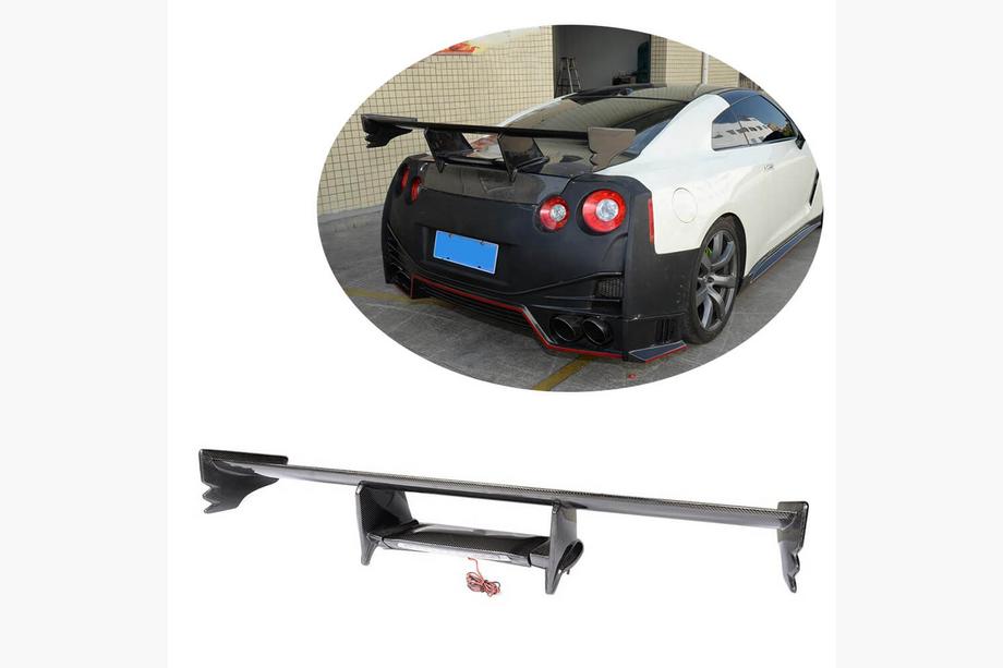 Nissan GT-R 2008-2025 Spoiler (2009-2015, Carbon) Image