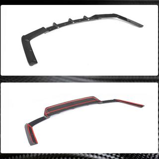 Heckstoßstangendiffusor (für Base 2018-2020, Carbon) Maserati Ghibli 2013-2023 Foto 4