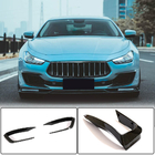 Maserati Ghibli 2013-2023 Carbon Frontstoßstangen Abdeckungen (für Base 2018-2020) Foto 1
