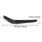 Maserati Ghibli 2013-2023 Kühlergrill Blenden (für Base/S/S Q4 2018-2020, Carbon) Foto 5