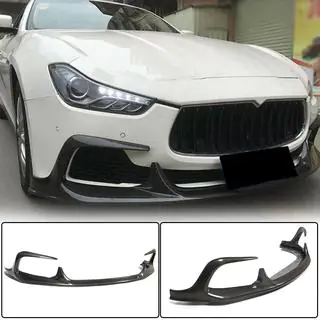 Frontlippe V1 für Stoßstange (Base/S/S Q4 2013-2017, Carbon) Maserati Ghibli 2013-2023 Foto 1