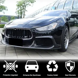 Frontlippe V1 für Stoßstange (Base/S/S Q4 2013-2017, Carbon) Maserati Ghibli 2013-2023 Foto 2