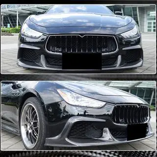 Frontlippe V1 für Stoßstange (Base/S/S Q4 2013-2017, Carbon) Maserati Ghibli 2013-2023 Foto 3