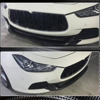 Frontlippe V2 für Stoßstange Base/S/S Q4 2013-2017 Carbon Foto 3