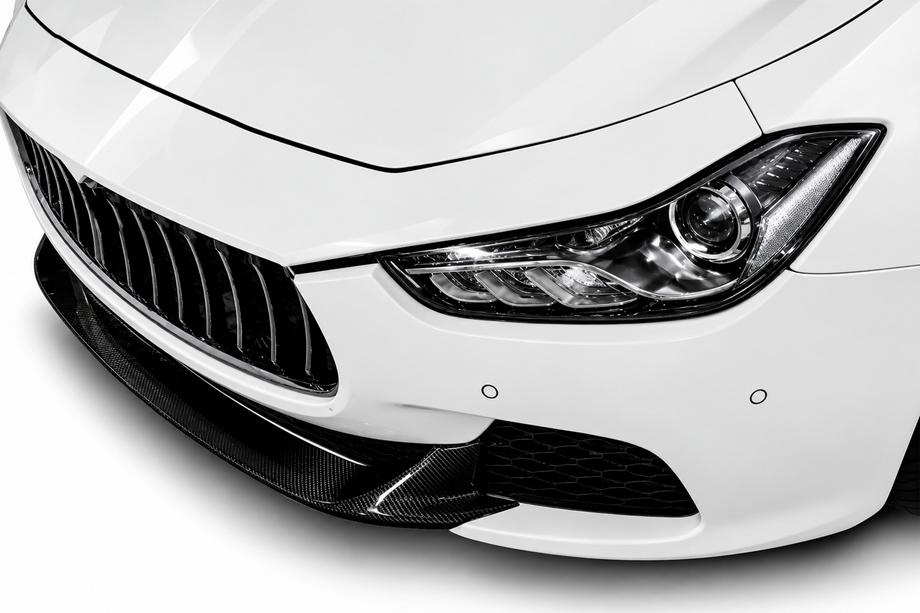 Maserati Ghibli 2013-2023 Frontlippe V2 für Stoßstange Base/S/S Q4 2013-2017 Carbon Image