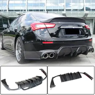 Heckdiffusor für Stoßstange (für Base/S/S Q4 2014-2017, Carbon) Maserati Ghibli 2013-2023 Foto 2