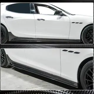 Seitenschweller V3 (für Base/S/S Q4/Diesel/250 Diesel, Carbon) Maserati Ghibli 2013-2023 Foto 3
