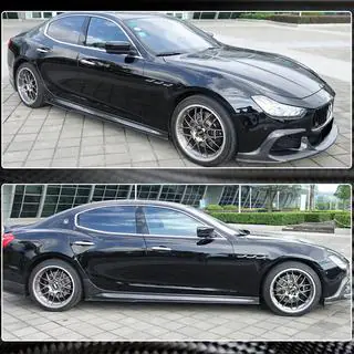 Seitenschweller V3 (für Base/S/S Q4/Diesel/250 Diesel, Carbon) Maserati Ghibli 2013-2023 Foto 4