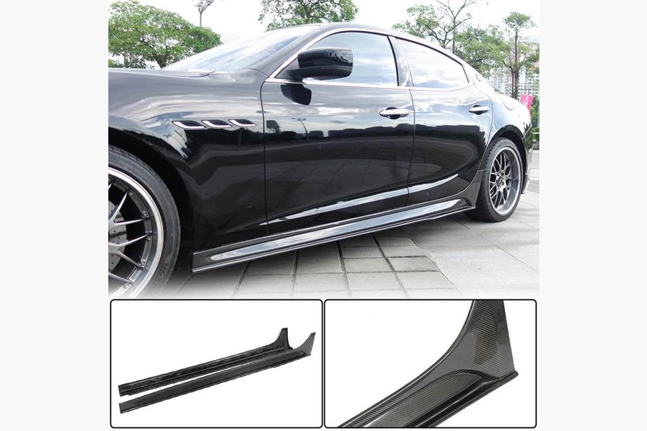 Maserati Ghibli 2013-2023 Seitenschweller V3 (für Base/S/S Q4/Diesel/250 Diesel, Carbon) Image