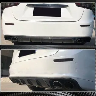Heckdiffusor für Stoßstange (Base/S/S Q4 2013-2017, Carbon) Maserati Ghibli 2013-2023 Foto 3