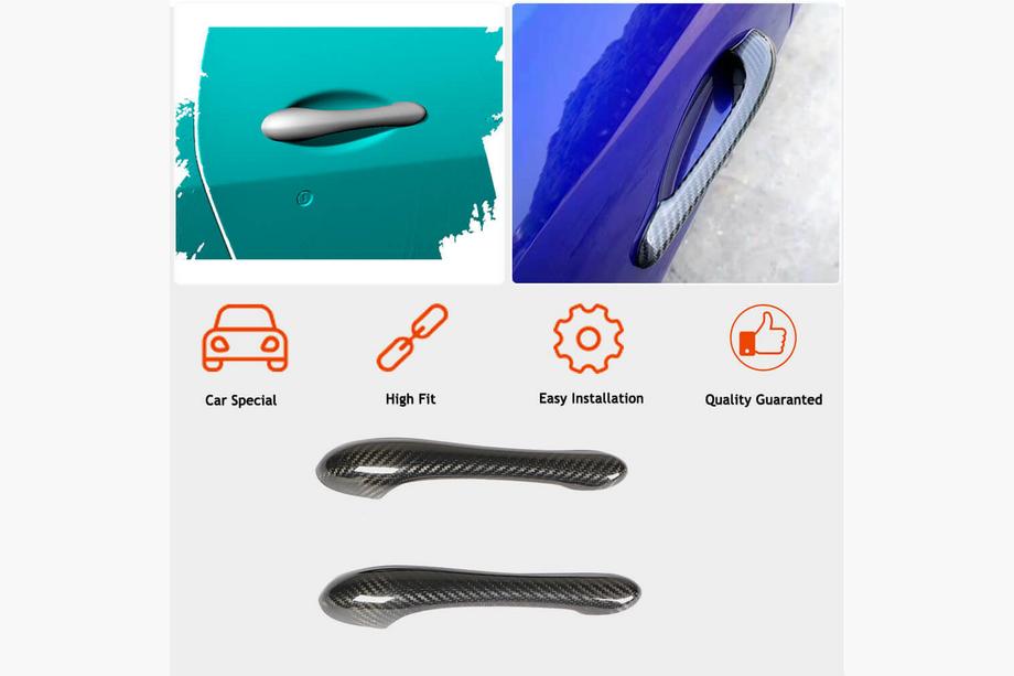 Maserati GranTurismo 2007-2019 Carbon Türgriff Abdeckungen Foto 2