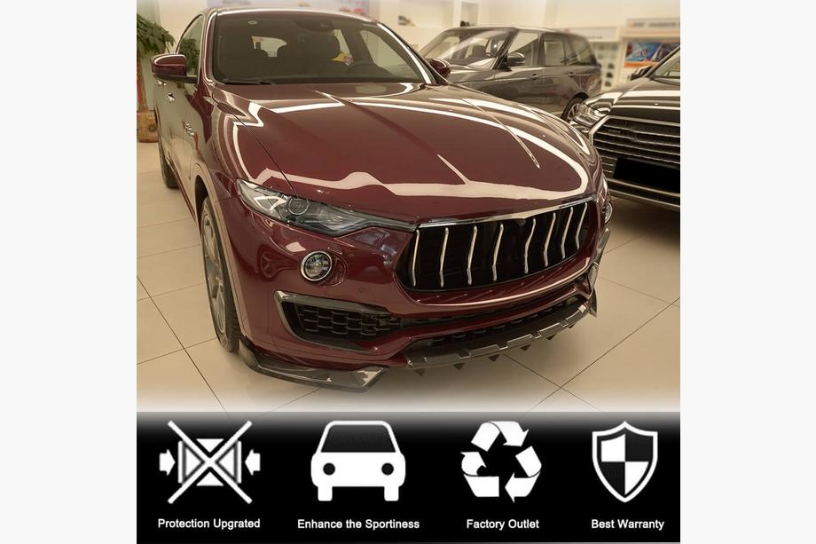 Maserati Levante 2016- Frontstoßstange Lippe V1 Aufsatz (für Base/S, Carbon) Foto 3