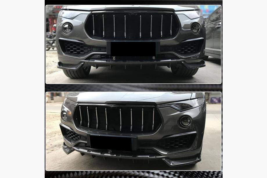 Maserati Levante 2016- Frontstoßstange Lippe V1 Aufsatz (für Base/S, Carbon) Foto 4