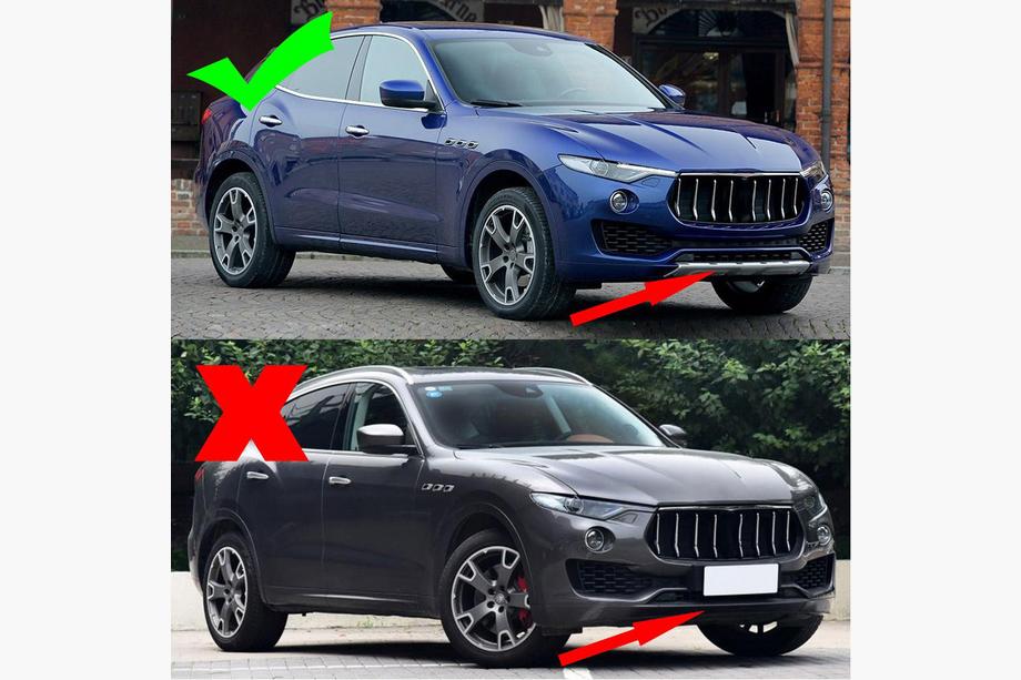 Maserati Levante 2016- Frontstoßstange Lippe V1 Aufsatz (für Base/S, Carbon) Foto 7