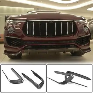Carbon Frontstoßstangen Abdeckungen (für Base/S) Maserati Levante 2016- Foto 1