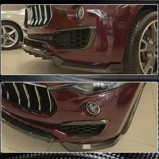 Carbon Frontstoßstangen Abdeckungen (für Base/S) Maserati Levante 2016- Foto 4