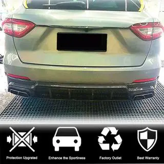 Carbon Abdeckung über dem Kennzeichen Maserati Levante 2016- Foto 2