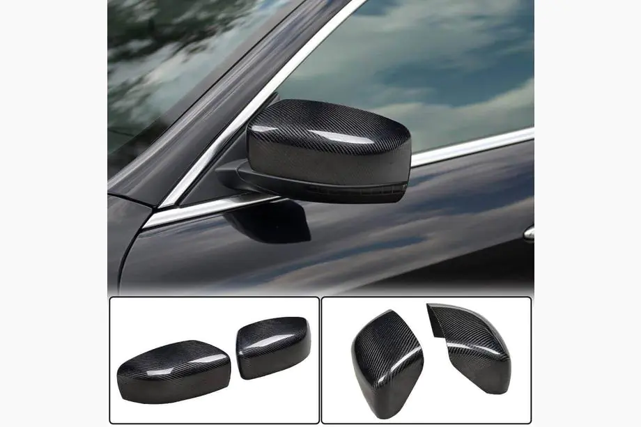 Maserati Quattroporte 2013-2023 Spiegelabdeckungen (2013-2017, Carbon) Image