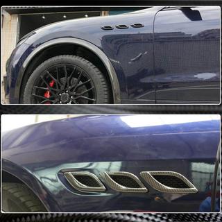 Carbon Abdeckungen für vordere Kotflügel (2013-2017) Maserati Quattroporte 2013-2023 Foto 3