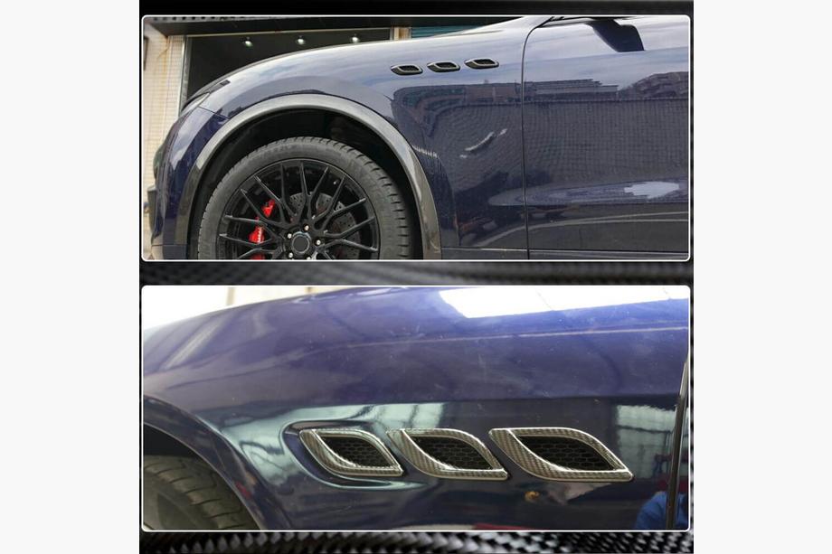 Maserati Quattroporte 2013-2023 Carbon Abdeckungen für vordere Kotflügel (2013-2017) Foto 3