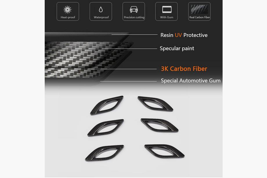 Maserati Quattroporte 2013-2023 Carbon Abdeckungen für vordere Kotflügel (2013-2017) Foto 5