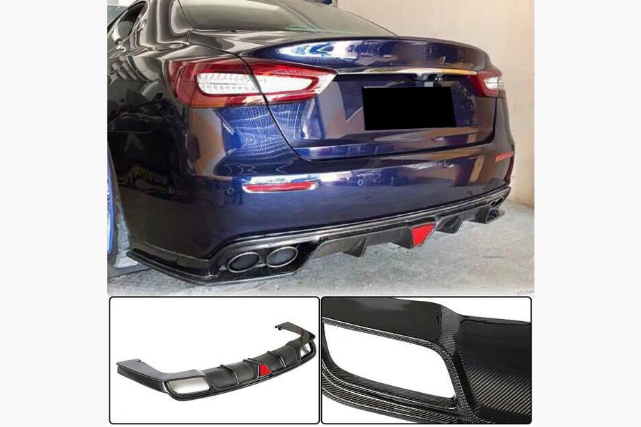 Maserati Quattroporte 2013-2023 Heckdiffusor V1 für S/S Q4 2017-2020 Carbon Image