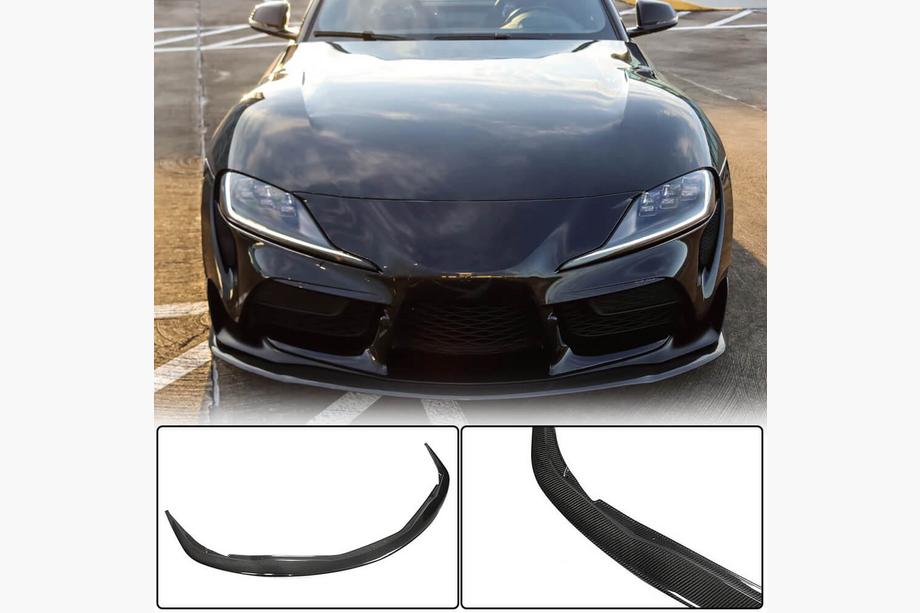 Toyota Supra 2019- Frontstoßstange Lippe V1 Aufsatz (Carbon) Foto 2