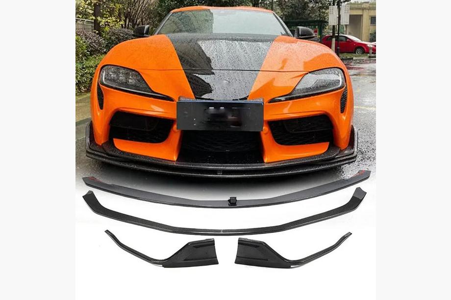 Toyota Supra 2019- Frontstoßstange Lippe V2 (Carbon) Image
